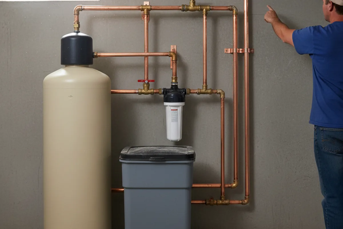 Whole-house water treatment system installed in Fallentimber